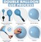 Dusty Blue Balloon Garland Kit – Double-Stuffed Blue, Pastel & White Balloons for Baby Shower, Wedding, Birthday